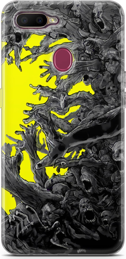 Oppo AX7 uyumlu Anime 1 Silikon Kapak Testere Chainsaw Man