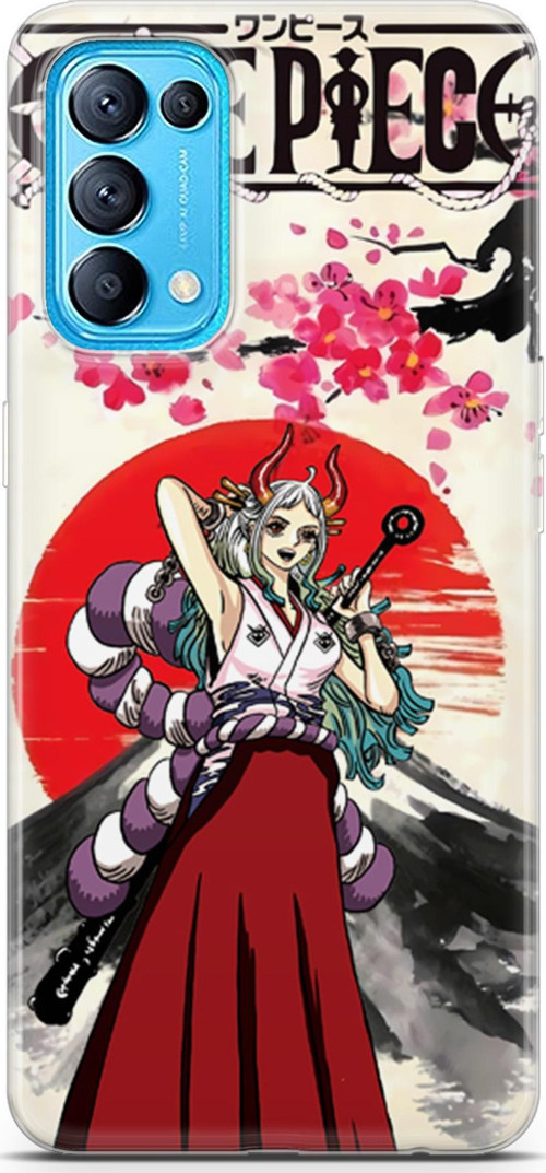 Oppo Reno5 Pro uyumlu Anime 12 TPU One Piece Yamato
