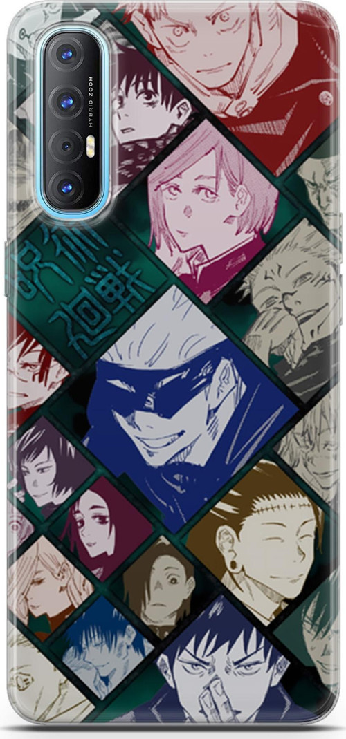 Oppo Reno3 Pro uyumlu Anime 2 Soft Silikon Jujutsu Kaisen itadori