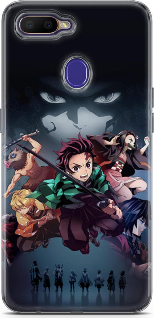 Oppo RX17 Neo için Anime 6 Koruma Kılıfı Demon Slayer II