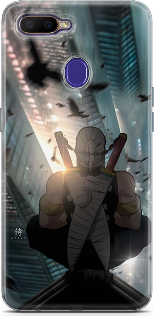 Oppo RX17 Neo uyumlu Anime 16 HD Desenli Demon Slayer Tengen