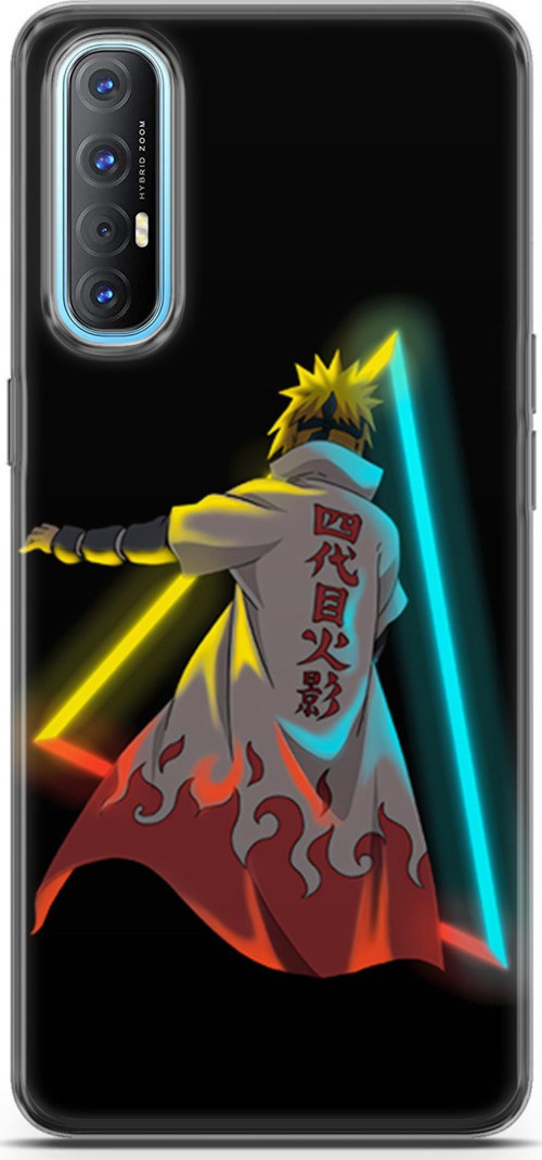 Oppo Reno3 Pro uyumlu Anime 32 Arka Kapak Minato Neon Naruto