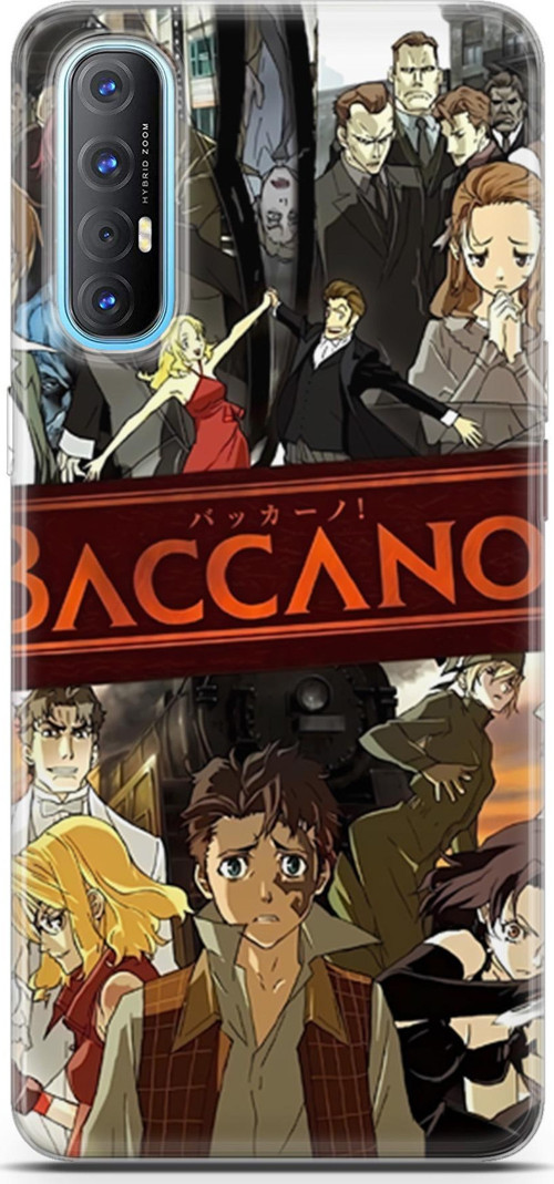 Oppo Reno3 Pro uyumlu Anime 4 Şeffaf Baccano Anime