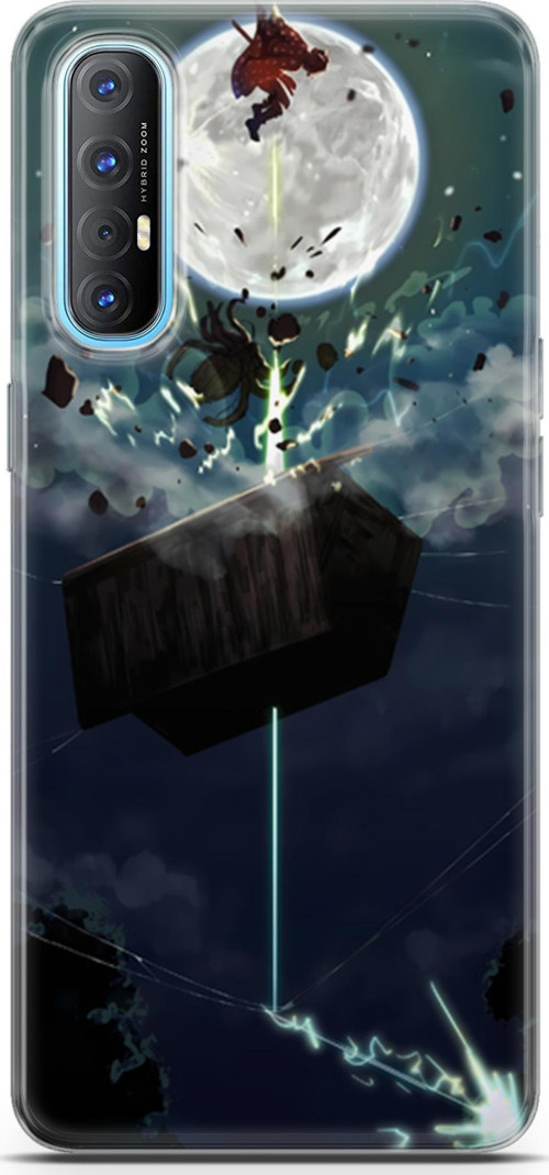 Oppo Reno3 Pro uyumlu Anime 9 HD Baskı Demon Slayer Zenitsu