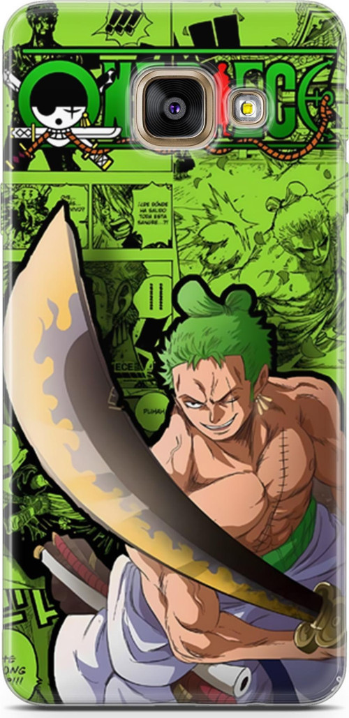 Samsung Galaxy A3 2016 uyumlu Anime 10 Premium UV One Piece Zoro