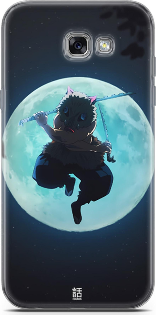 Samsung Galaxy A3 2017 uyumlu Anime 28 Renkli Tasarım Demon Slayer inosuke Hashibira