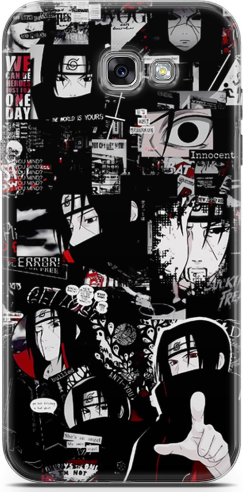 Samsung Galaxy A3 2017 uyumlu Anime 29 Telefon Kabı Itachi Uchiha