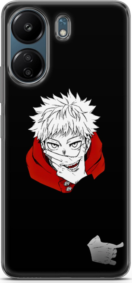 Xiaomi Redmi 13c için Anime 35 Soft Silikon itadori Jujutsu