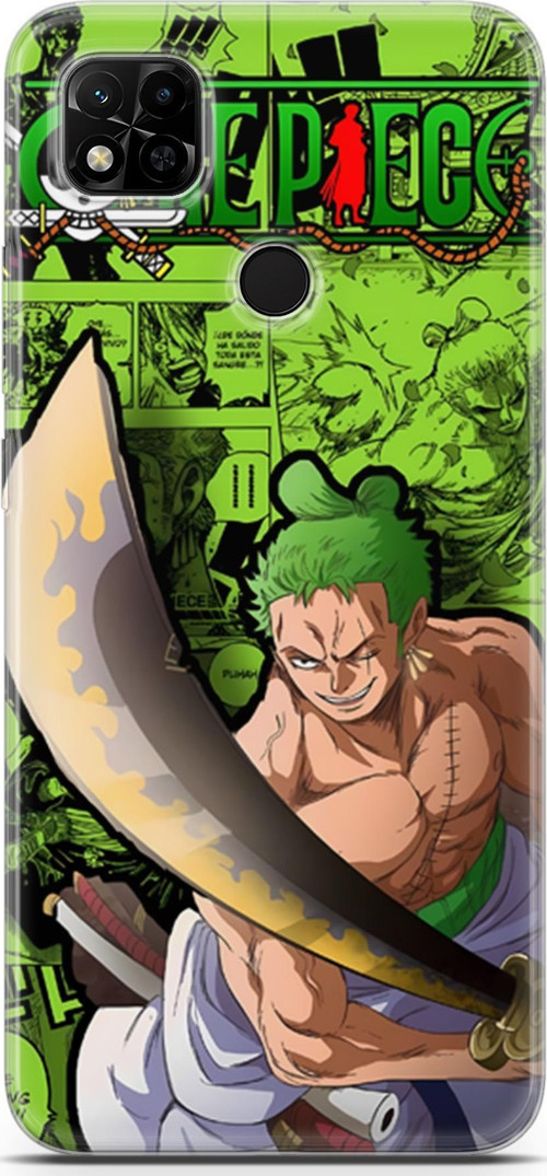 Xiaomi Redmi 10a uyumlu Anime 10 Koruyucu Kılıf One Piece Zoro