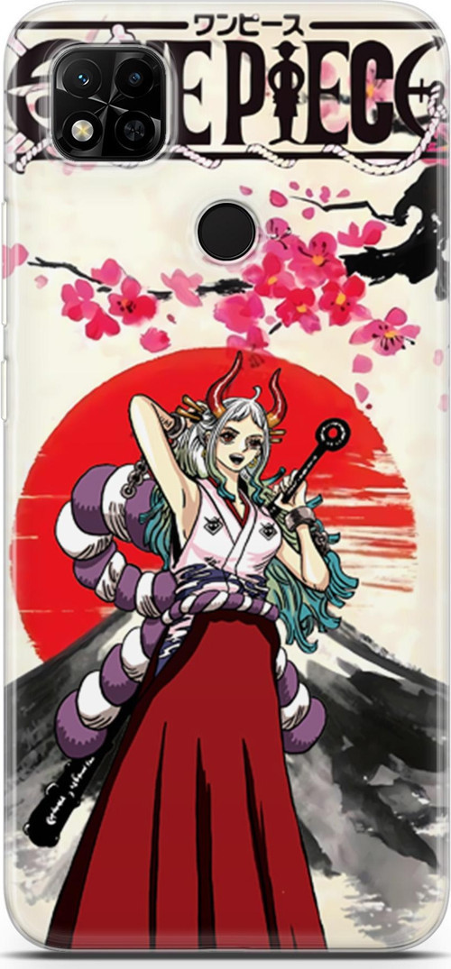 Xiaomi Redmi 10a uyumlu Anime 12 HD UV Baskı One Piece Yamato