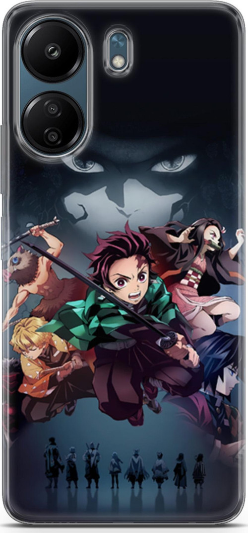 Xiaomi Redmi 13c için Anime 6 UV Lans Demon Slayer II