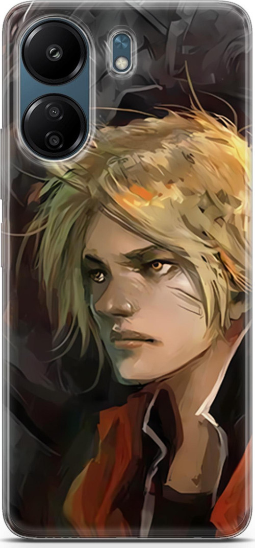 Xiaomi Redmi 13c için Anime 8 UV Kapak Fullmetal Alchemist Alphonse Edward
