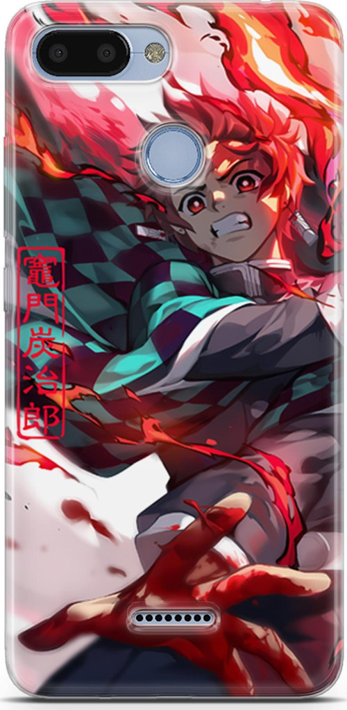 Xiaomi Redmi 6 için Anime 19 UV Lans Kimetsu No Yaiba