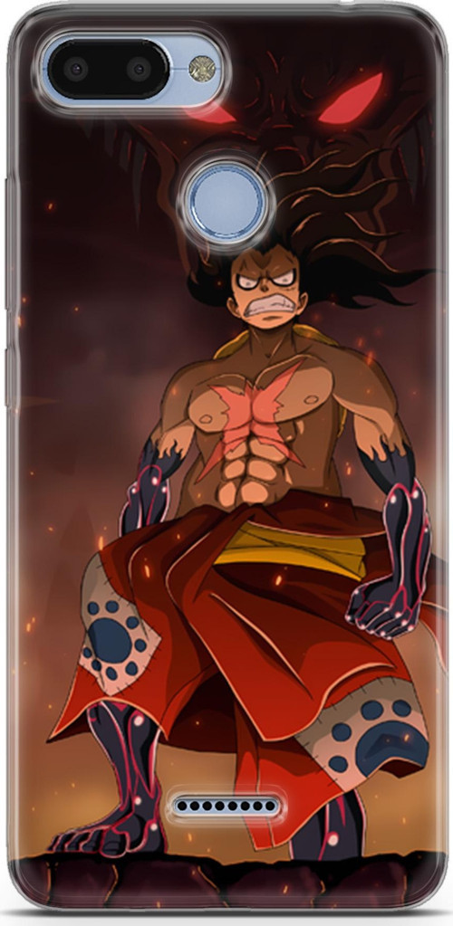 Xiaomi Redmi 6 için Anime 21 HD Baskı One Piece Luffy I