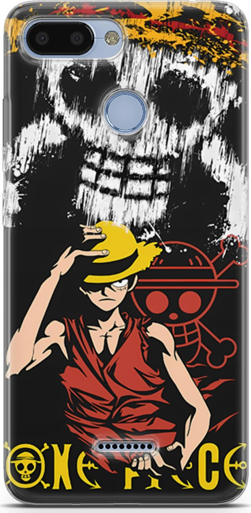 Xiaomi Redmi 6 için Anime 24 UV Silikon One Piece Luffy II