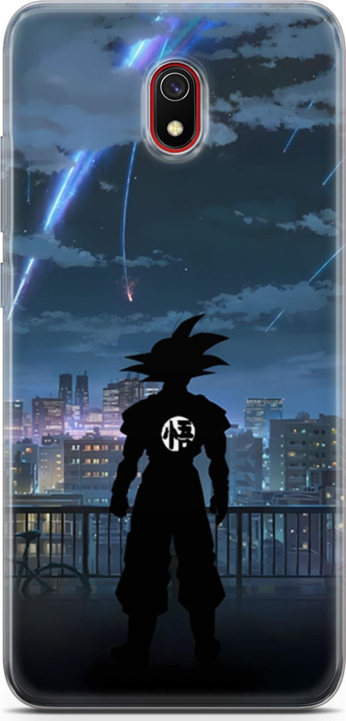 Xiaomi Redmi 8a uyumlu Anime 30 UV Kapak Dragon Ball Goku