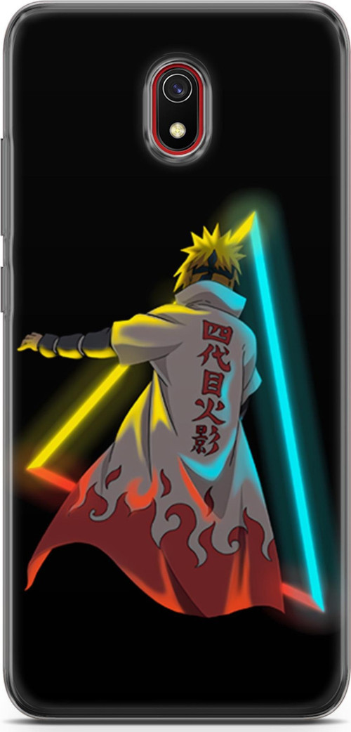 Xiaomi Redmi 8a uyumlu Anime 32 Renkli Tasarım Minato Neon Naruto