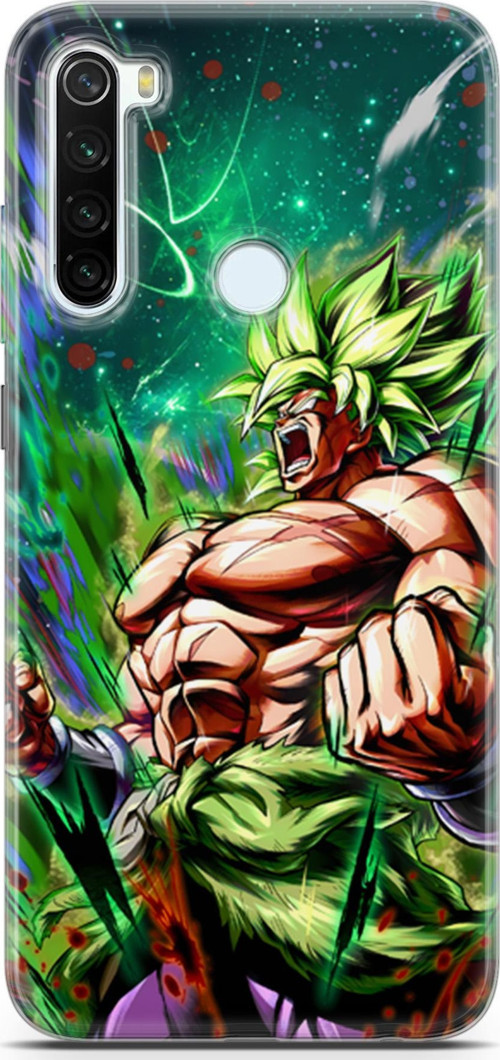Xiaomi Redmi Note 8 için Anime 3 HD Desen Saiyan Rage Dragon Ball