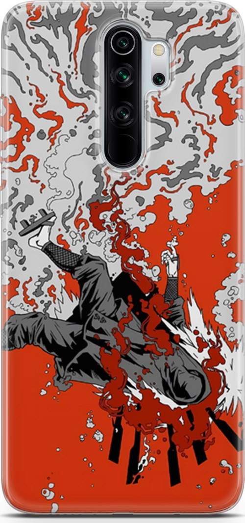 Xiaomi Redmi Note 8 Pro için Anime 15 Darbe Emici Narıto Jiraiya
