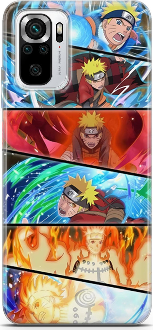Xiaomi Redmi Note 10 için Anime 18 UV Lans Naturo Anime