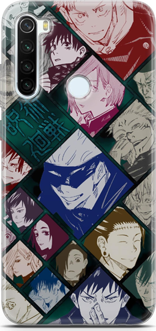 Xiaomi Redmi Note 8 uyumlu Anime 2 Lüks Jujutsu Kaisen itadori