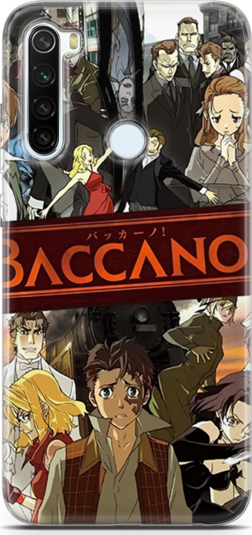 Xiaomi Redmi Note 8 uyumlu Anime 4 Fit Baskılı Baccano Anime