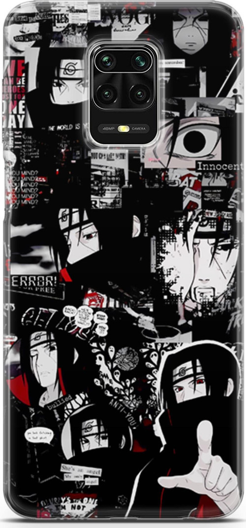 Xiaomi Redmi Note 10 Lite uyumlu Anime 29 Koruyucu Itachi Uchiha