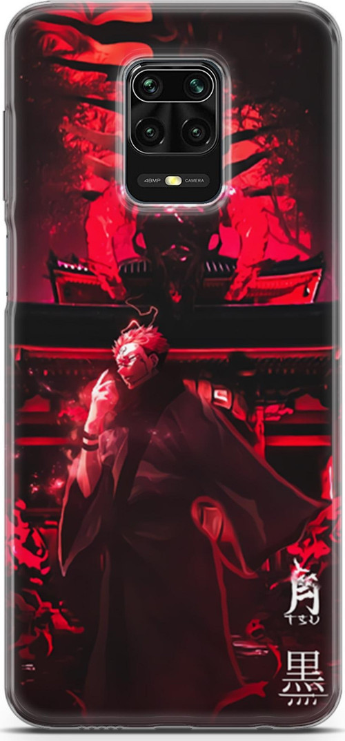 Xiaomi Redmi Note 9s için Anime 11 Arka Kapak Jujutsu Kaisen Ryomen Sukuna