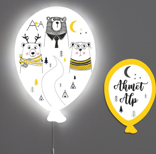 Çocuk Odası Şeker Balon Aydınlatma Model No :29 - Dekoratif Aydınlatma Ve Gece Lambası