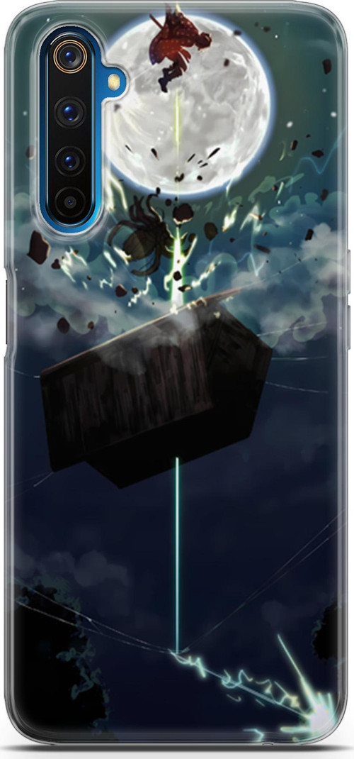 Realme 6 Pro uyumlu Anime 9 HD Desenli Demon Slayer Zenitsu