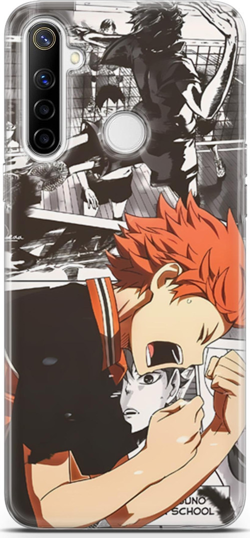 Realme 6i için Anime 20 HD Koruma Haikyuu Hinata