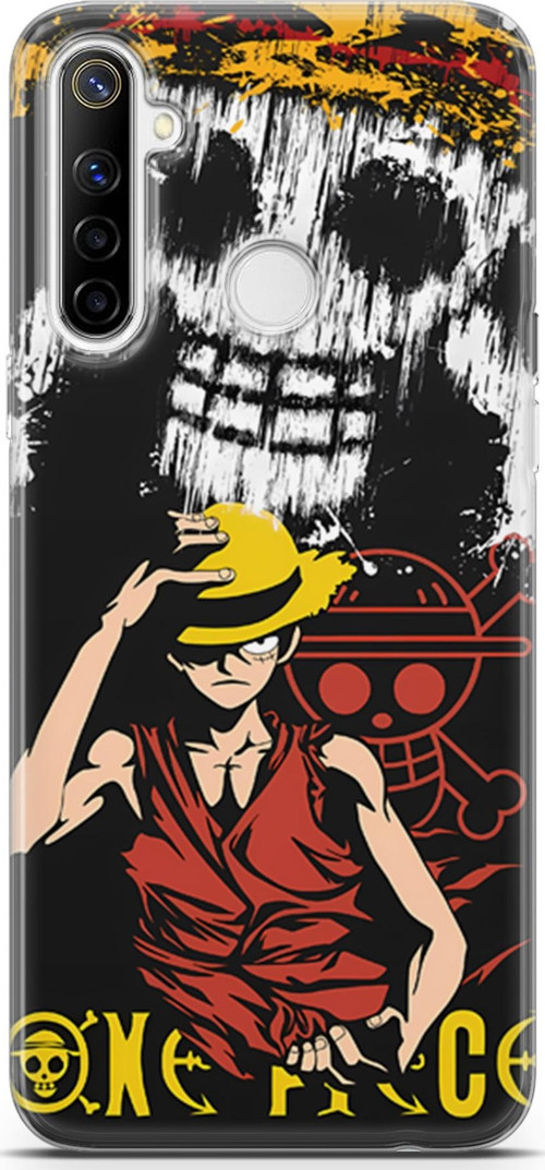 Realme 6i için Anime 24 Koruyucu Kılıf One Piece Luffy II