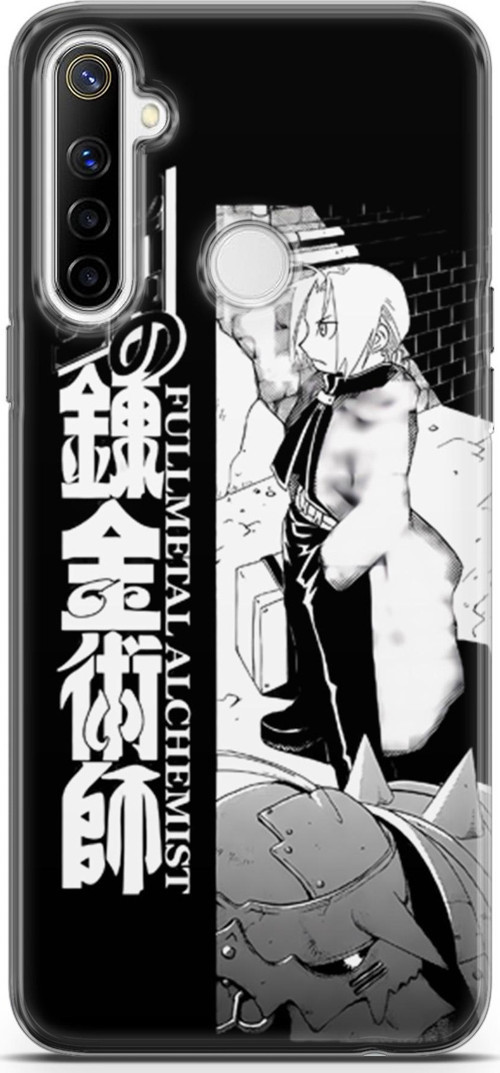 Realme 6i uyumlu Anime 22 Silikon Kapak Fullmetal Alchemist