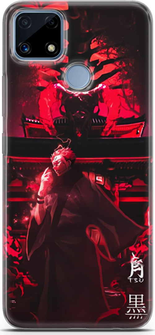 Realme C25 uyumlu Anime 11 Telefon Kabı Jujutsu Kaisen Ryomen Sukuna