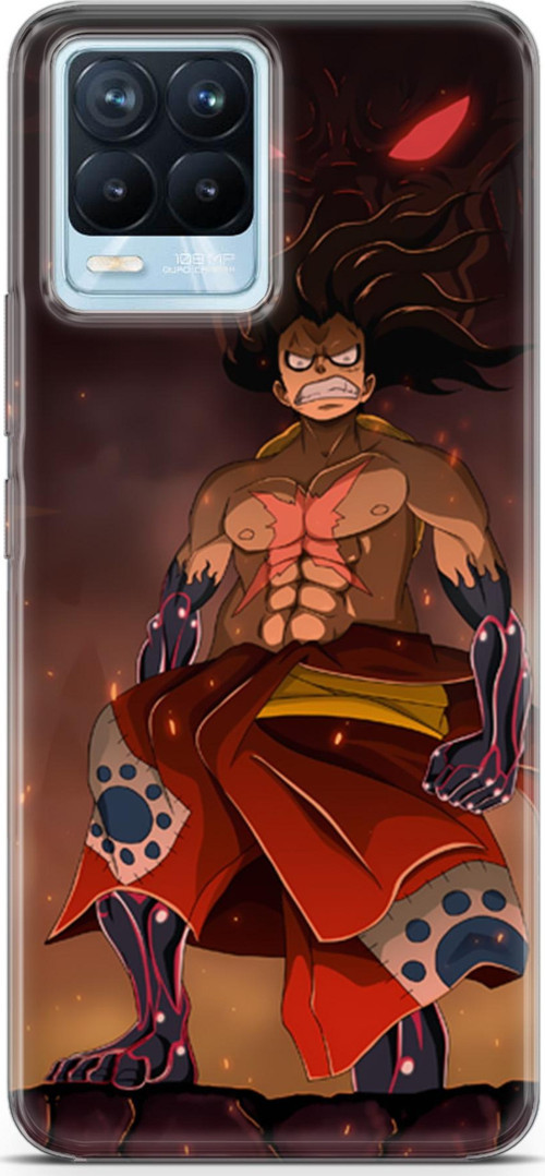 Realme 8 Pro için Anime 21 Arka Kapak One Piece Luffy I