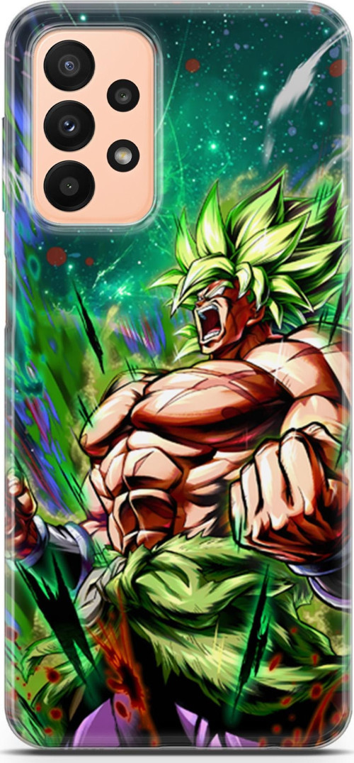 Samsung Galaxy A23 4G için Anime 3 HD Tasarım Saiyan Rage Dragon Ball