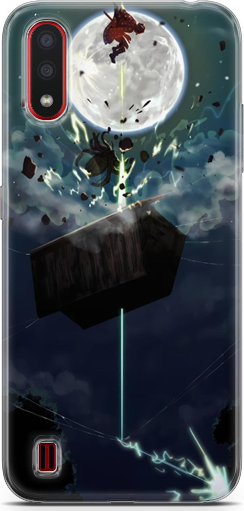 Samsung Galaxy A01 için Anime 9 HQ Baskı Demon Slayer Zenitsu