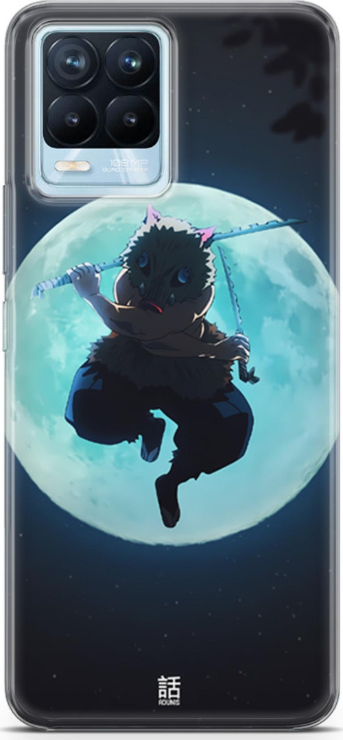 Realme 8 Pro uyumlu Anime 28 Telefon Kabı Demon Slayer inosuke Hashibira