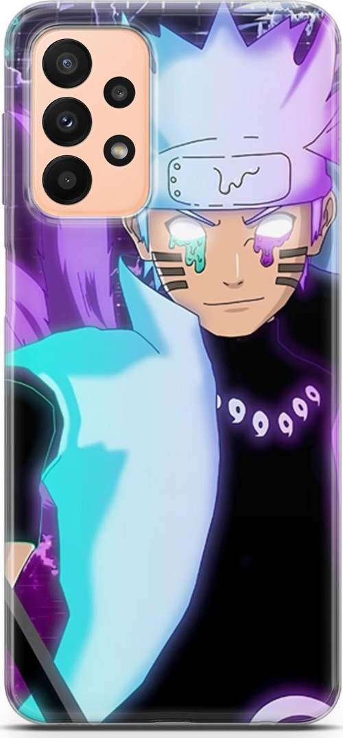 Samsung Galaxy A23 4G uyumlu Anime 17 Renkli Tasarım Naruto Uzumaki