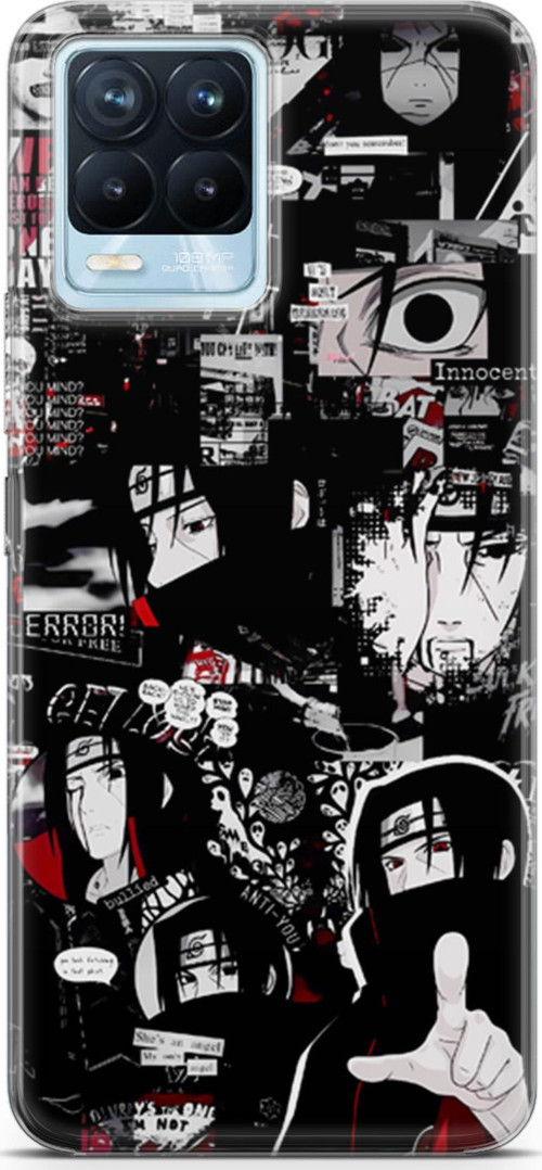 Realme 8 Pro uyumlu Anime 29 Soft Silikon Itachi Uchiha