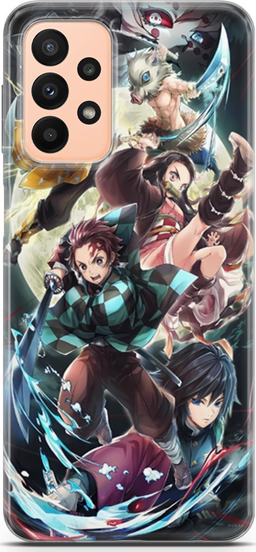 Samsung Galaxy A23 4G uyumlu Anime 5 Lüks Demon Slayer I