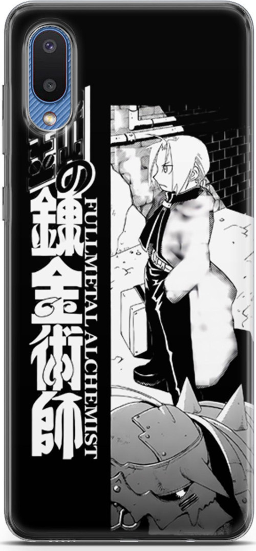 Samsung Galaxy A02 için Anime 22 Arka Kapak Fullmetal Alchemist