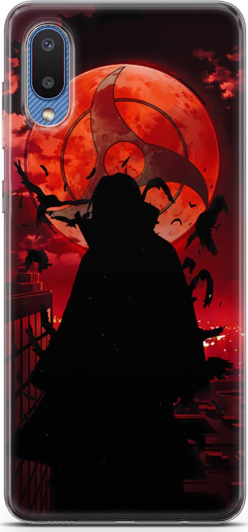 Samsung Galaxy A02 için Anime 27 Renkli Tasarım Naruto itachi Uchiha