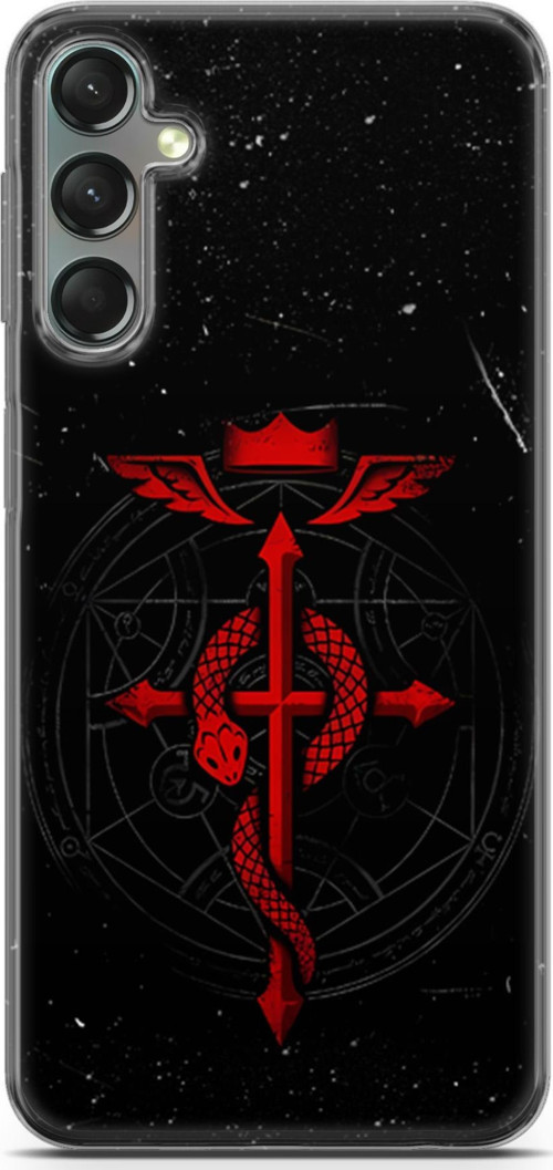 Samsung Galaxy A24 4G için Anime 37 UV Tasarım Fullmetal Alchemist Brotherhood