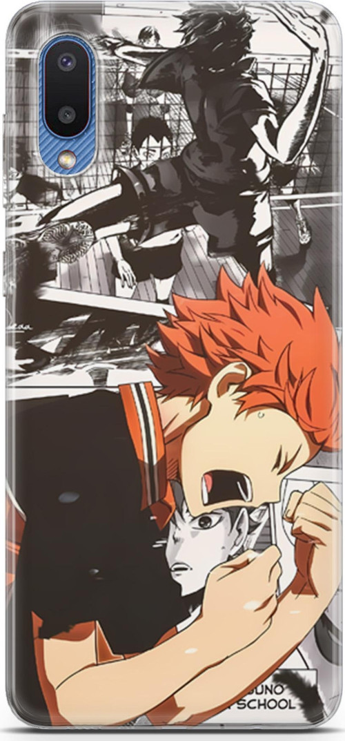 Samsung Galaxy A02 uyumlu Anime 20 Silikon Kapak Haikyuu Hinata