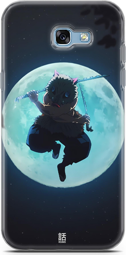 Samsung Galaxy A7 2017 uyumlu Anime 28 Fit Baskılı Demon Slayer inosuke Hashibira