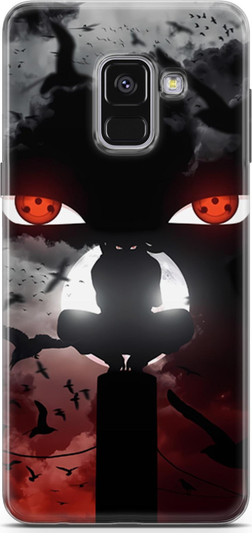 Samsung Galaxy A8 Plus 2018 uyumlu Anime 33 Darbe Önleyici Uchiha Naruto itachi
