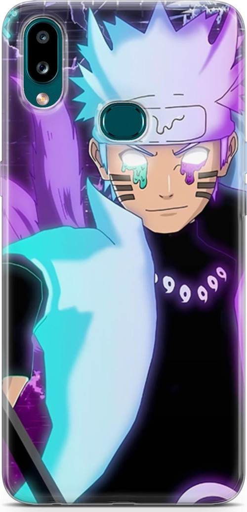Samsung Galaxy A10s için Anime 17 HD Koruma Naruto Uzumaki