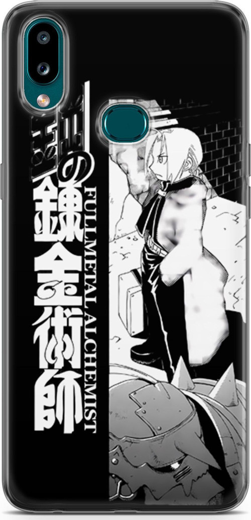 Samsung Galaxy A10s için Anime 22 HD UV Baskı Fullmetal Alchemist