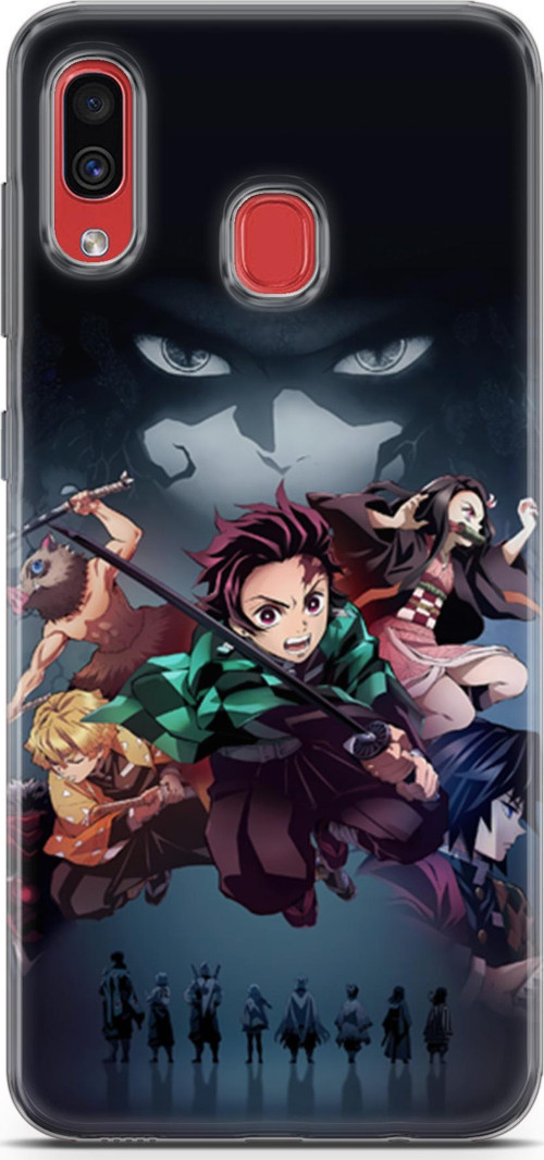 Samsung Galaxy A30 için Anime 6 HD Desen Demon Slayer II